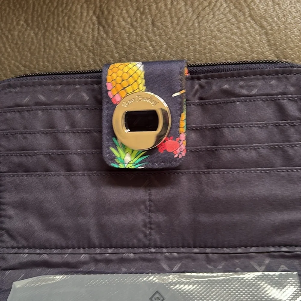 Vera Bradley toucan party RFID Turnlock wallet - Picture 6 of 10